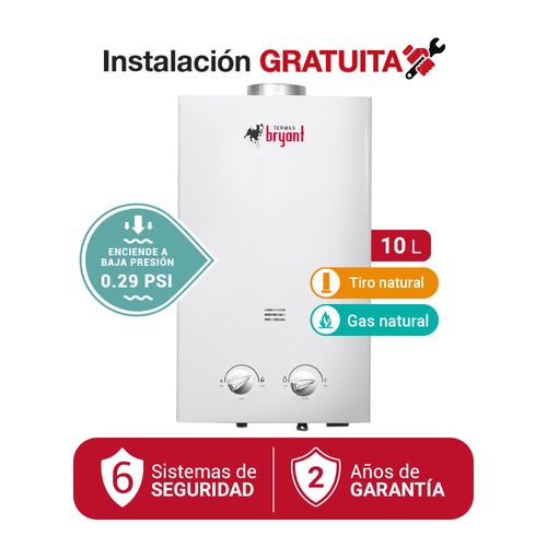 TERMA A GAS 10L GN BRYANT TIRO NATURAL