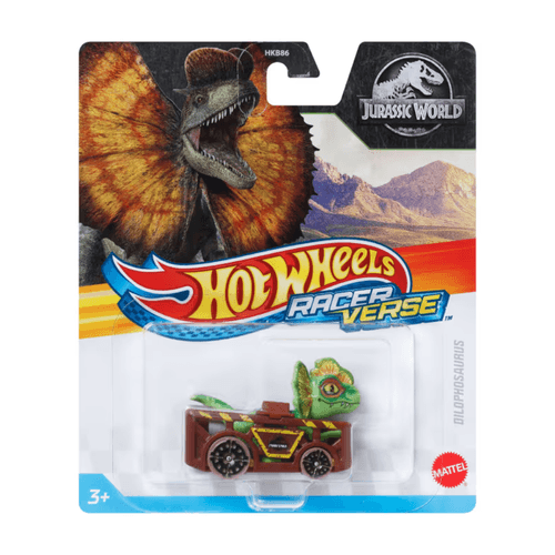 Hot Wheels RacerVerse Coleccionable - Jurassic World Dilophosaurus