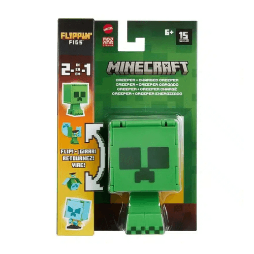 Minecraft Figura Intercambiable Creeper y Charged Creeper