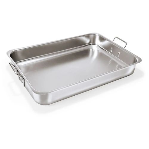 BANDEJA ASADERA ABRILLANTADA DE ALUMINIO RECORD 40 X 30 CM
