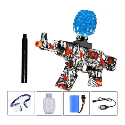 Pistola De Hidrogel Juguete Ak47 2en1 Con Dardos Silenciador