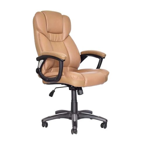 Silla de Oficina Ergonómica Cuero City Café Ofideas