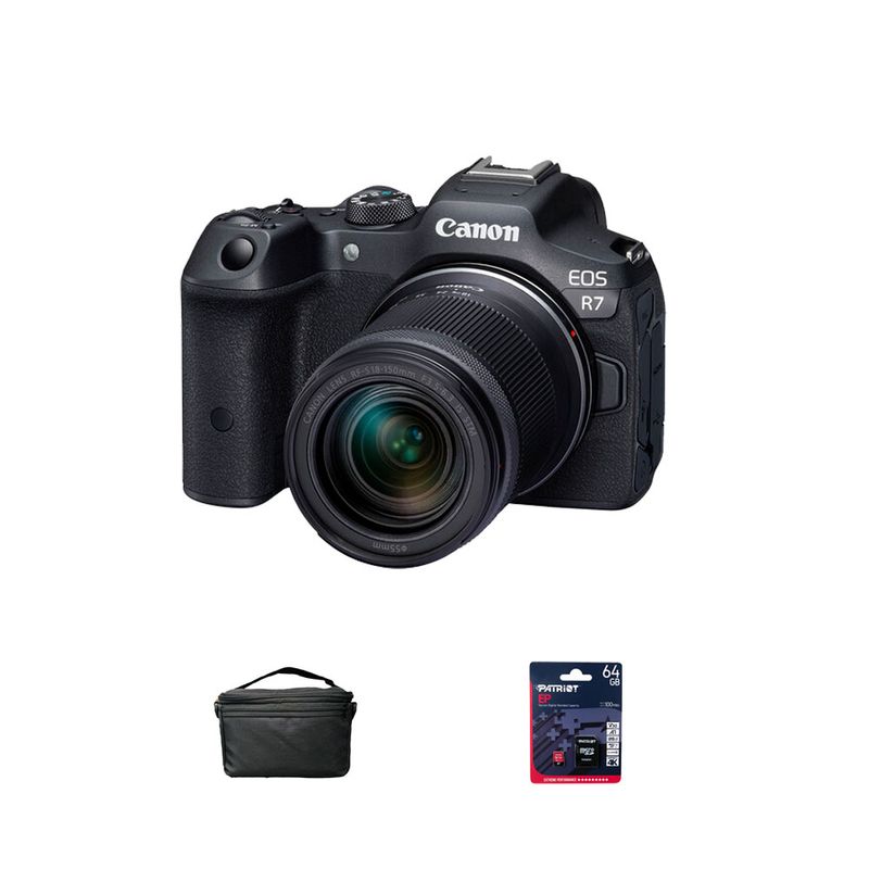 Camara-Canon-EOS-R7---18-150mm-IS-STM--Gratis--Estuche---Mem64GB-