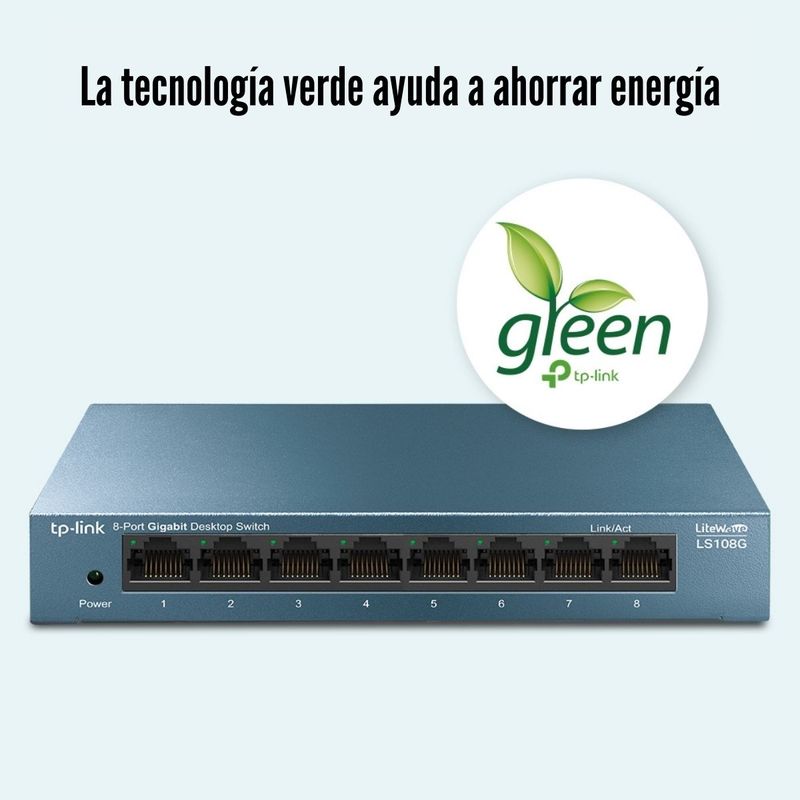 TP-Link---Switch-LS108G-LiteWave-con-8-Puertos-Gigabit