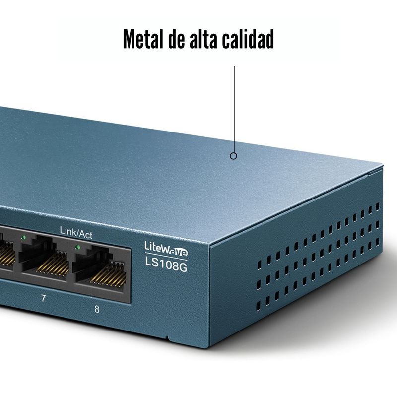 TP-Link---Switch-LS108G-LiteWave-con-8-Puertos-Gigabit