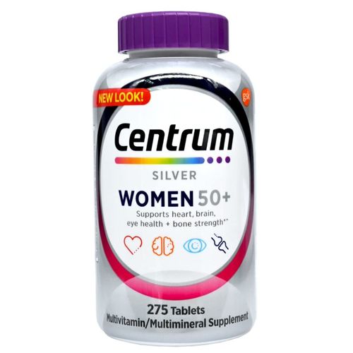 Centrum Silver 50+ Mujer MultiVitaminas MultiMineral - 275 Tabletas