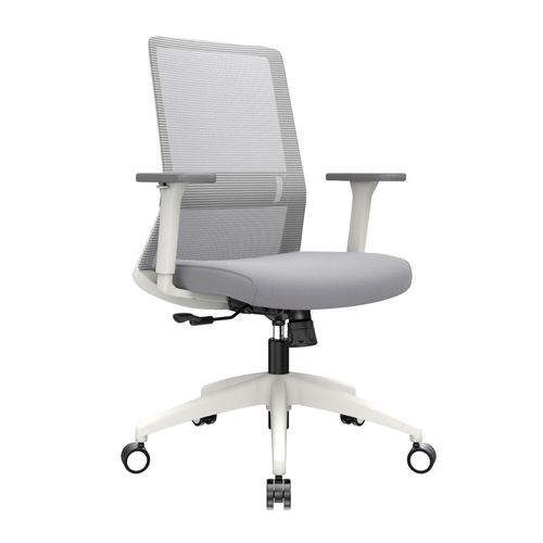 Silla De oficina Ergonómica Reclinable Gerente Italiana Twist Gris Ofideas
