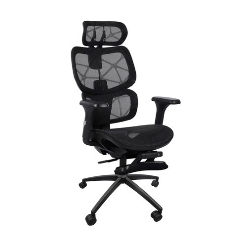 Silla De Oficina Giratoria Ergonómica Presidente Negro/Gris Sam Ofideas