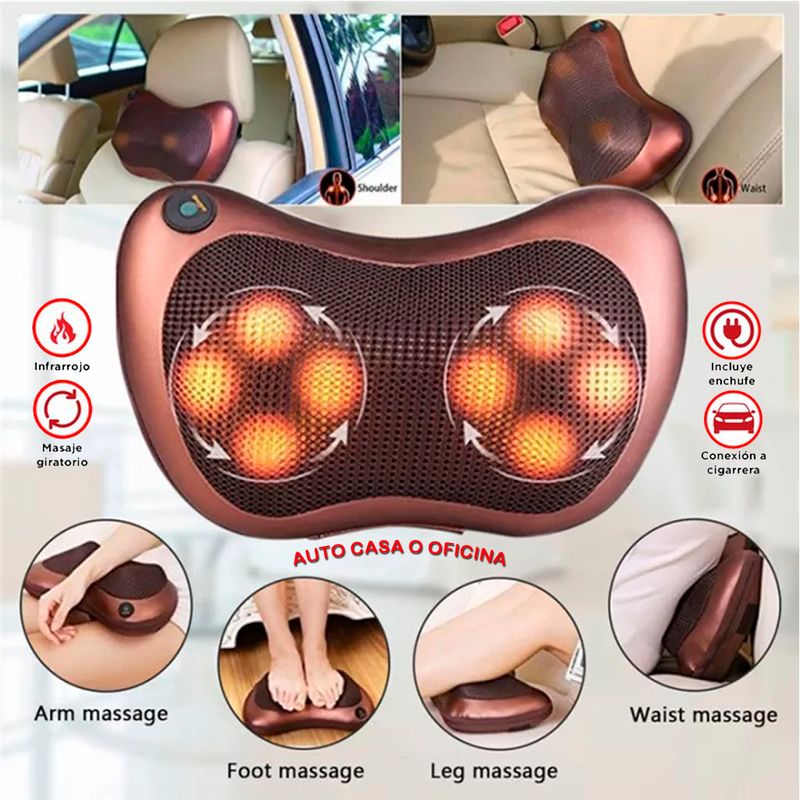 Almohada-COJIN-Masajeador-Cervical-Shiatsu-Corporal-Termoterapia-Relajante