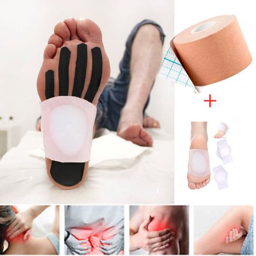 kit protector de curva  pies + Cinta Kinesiologica Vendaje Neuromuscular