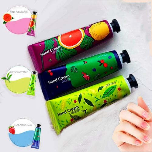 Pack de 3 Cremas Hidrantes Blanqueadora de Manos de Extracto Plantas
