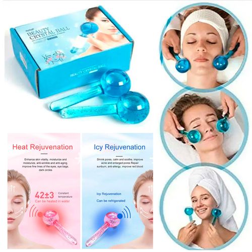 MASAJEADOR REAFIRMANTE FACIAL GLOBE BEATTY BOLAS DE CRISTAL