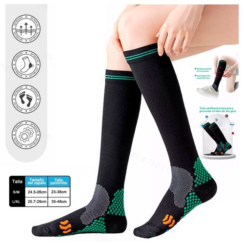 Medias de Compresión para Varices Faja de Pantorrilla Arco Talón S y M