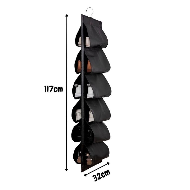 Organizador-Colgador-de-Zapatos-para-Closet-Zapatera-Colgante-Negro-019C