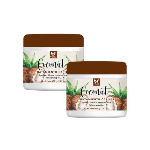 Crema Tratamiento Capilar de Coconut 400gr Vena 2 und