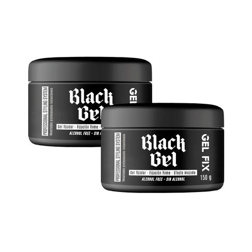 Gel de Cabello Fix Black sin Alcohol 150g Vena 2 und