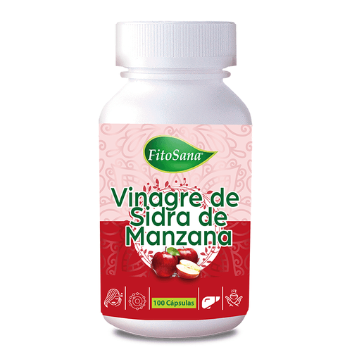 CÁPSULAS VINAGRE SIDRA DE MANZANA 100U