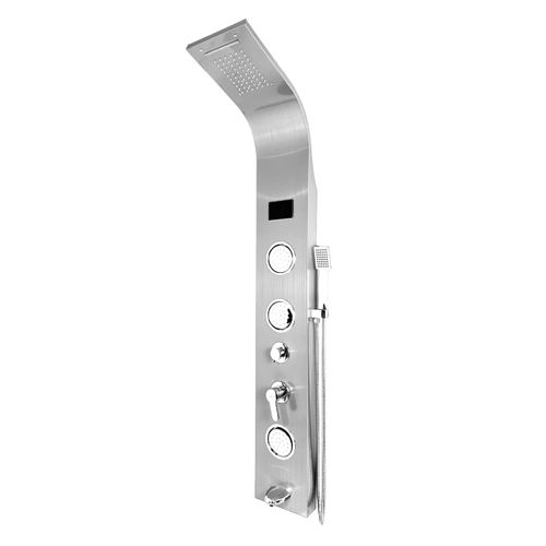 Columna de ducha inoxidable LED cromado Fratelli
