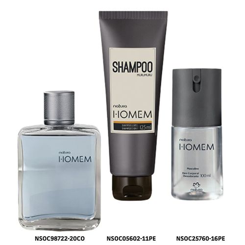 Set Natura Homem Clásico Rutina Masculina