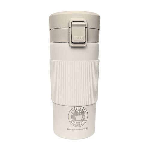 Vaso Térmico para Café Termo de Acero Inoxidable 350ML Negro