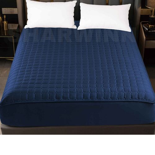 Cobertor QUEEN de colchon protector impermeable - Azul