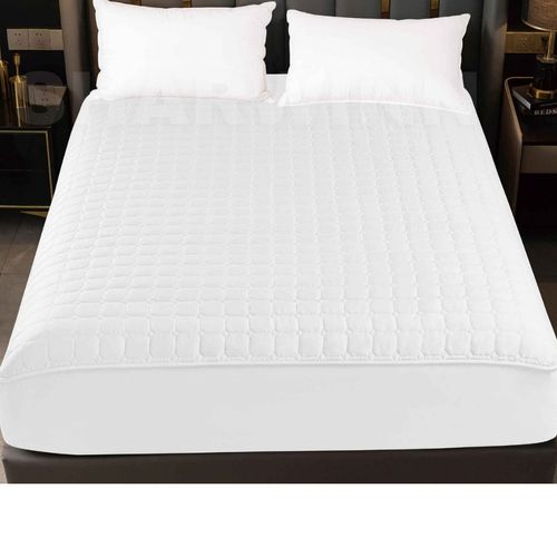 Cobertor QUEEN de colchon protector impermeable - Blanco