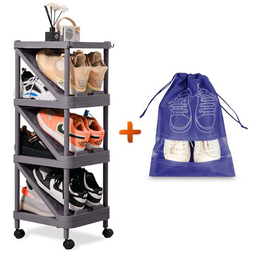 Estante Zapatera Organizador PL LS0 Y Bolsa de Zapatos BZ3 AZ