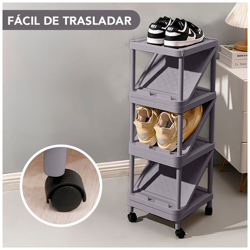 Estante-Zapatera-Organizador-PL-LS0-Y-Bolsa-de-Zapatos-BZ3-AZ