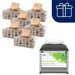 Servilleta-Tork-Xpressnap-Cafe-Natural-6-x-500un---Dispensador-Gratis