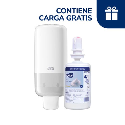Dispensador Jabón en Espuma Tork + Carga Gratis