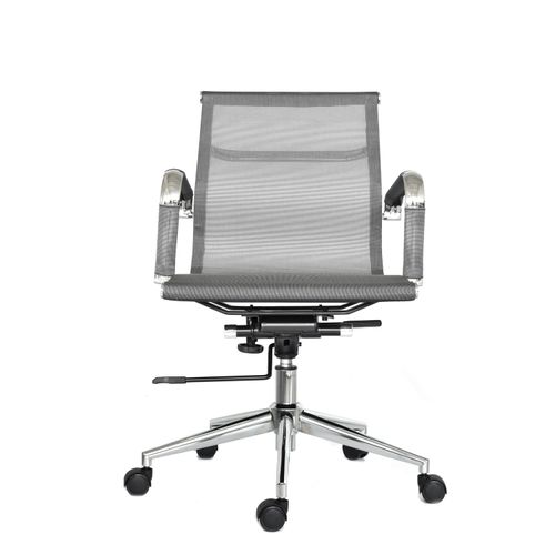 Silla De Oficina Ergonómica Apolo Gris Gerente Ofideas