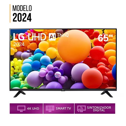 Televisor LG 65" Smart Tv 4K UHD Thinq Ai 65UT7300 Modelo 2024
