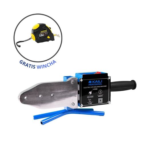 Soldador Termofusible 2000W KP060 + Wincha 7.5Mx25M KM708