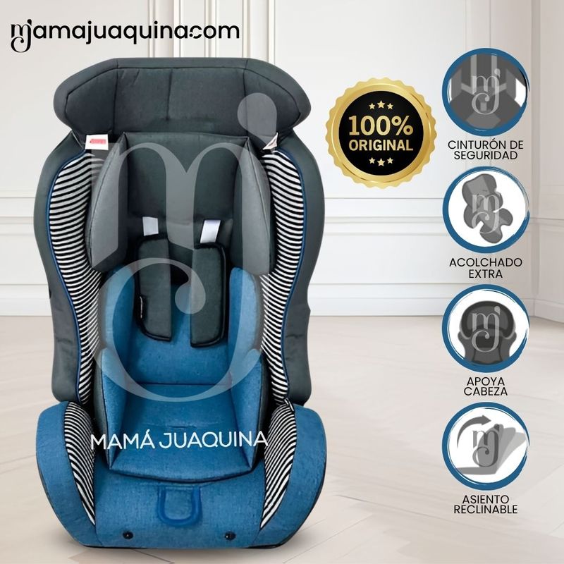 Silla-de-Auto-Ebaby-«BUX»-Azul