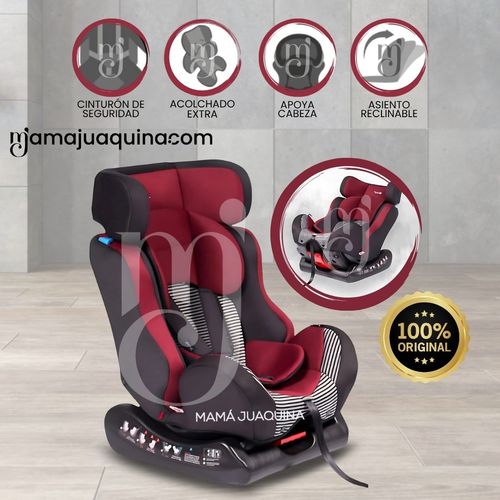 SILLA DE AUTO EBABY «FIREZA» ROJO