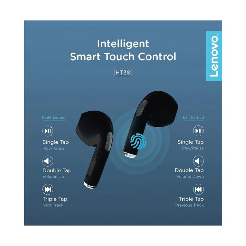 Audifonos-Lenovo-HT38-Auriculares-Tactil-Bluetooth-Negro