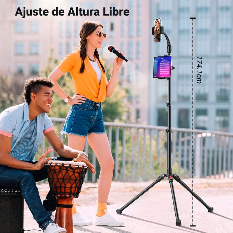 Soporte-Tripode-Dual-2-en-1-Ugreen-LP585-para-Tablet-iPad-Smartphones