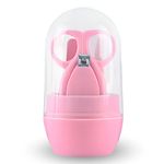 Kit-de-Higiene-para-Bebes-Cortauñas-4-piezas-Rosado-K04