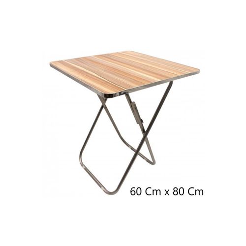 Mesa Plegable Marrón Claro 80 CM X 60 CM