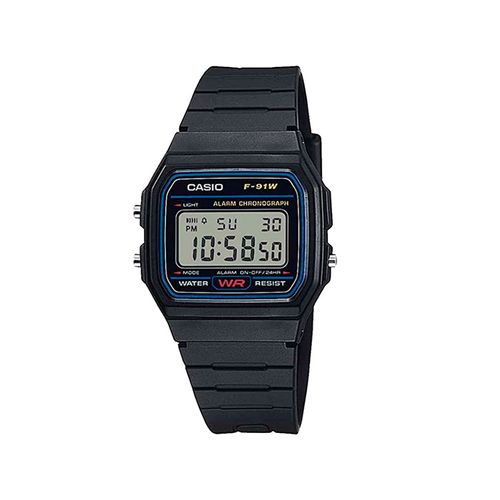 Reloj Casio F91W-1 Vintage Negro de Resina