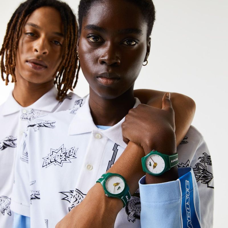 Reloj-Unisex-Neocroc-Lacoste-con-Correa-de-Silicona---Verde