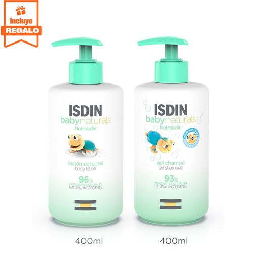 Duo Isdin Baby Naturals Body Lotion + Shampoo 400ml