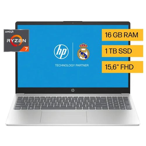 Laptop HP 15.6" Windows 11 Home AMD Ryzen 7-7730U 16GB 1TB SSD 15-FC0031LA