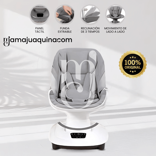 Silla Mecedora Eléctrica « MERCY» Gris Claro