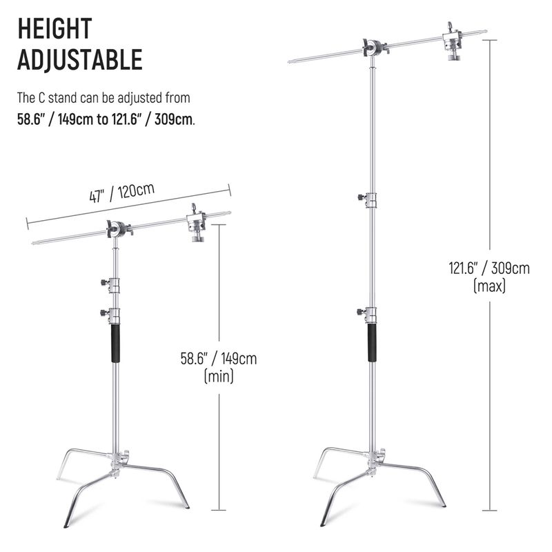 Parante-Neewer-C-Stand-Pie-Ajustable