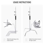 Parante-Neewer-C-Stand-Pie-Ajustable