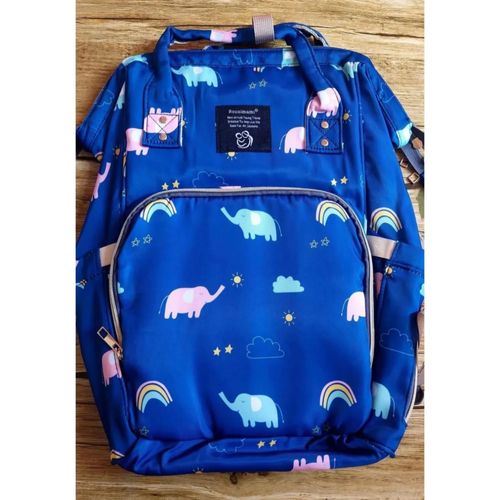 MOCHILA PAÑALERA CONVERTIBLE 3 EN 1 - AZUL ELEFNTE