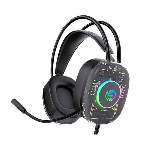 AUDIFONOS GAMER CYBERTEL CBX-H505 AURICULARES ALAMBRICOS RGB CON MICROFONO USB