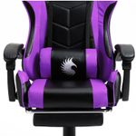 Silla-Gamer-Ergonomica-Dreizt-Shine-Series-Purpura-con-Posapies-Reclinable