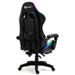 Silla-Gamer-Ergonomica-Dreizt-Shine-RGB-Series-Negro-Luces-con-Posapies-Reclinable